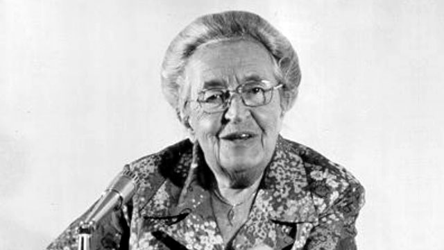 Portrait of Corrie ten Boom, Holocaust survivor and author of "The Hiding Place"